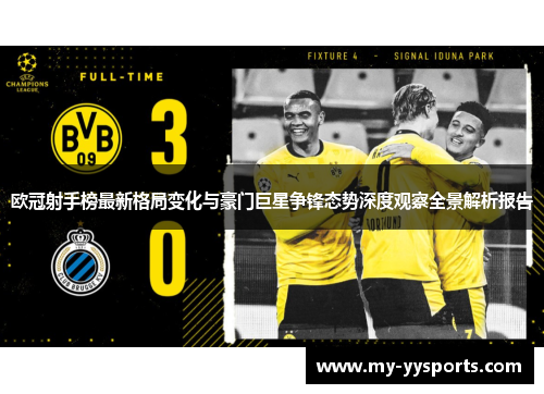 欧冠射手榜最新格局变化与豪门巨星争锋态势深度观察全景解析报告 欧冠射手榜最新格局变化与豪门巨星争锋态势深度观察全景解析报告